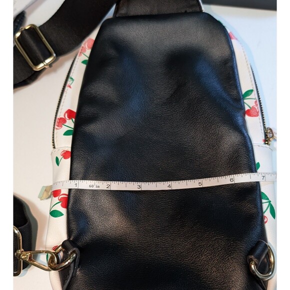 Juicy Couture Cherry White Multi Juicy Fruit Sling Back Pack Cross Body Bag - Picture 7 of 7